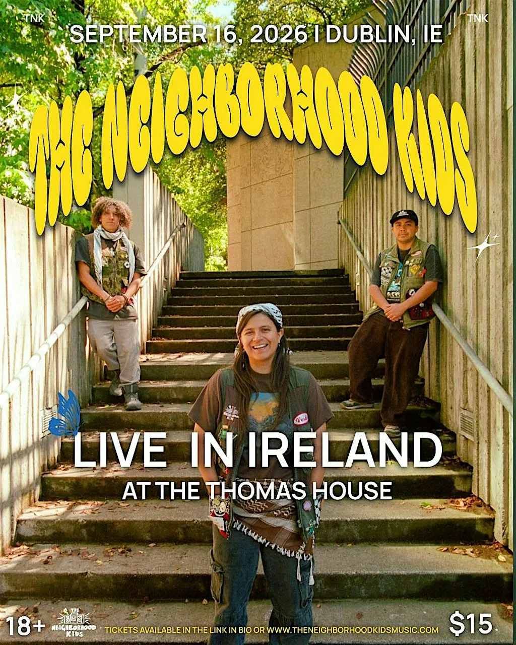 The Neighborhood Kids: Live in Ireland @ The Thomas House at The Thomas House