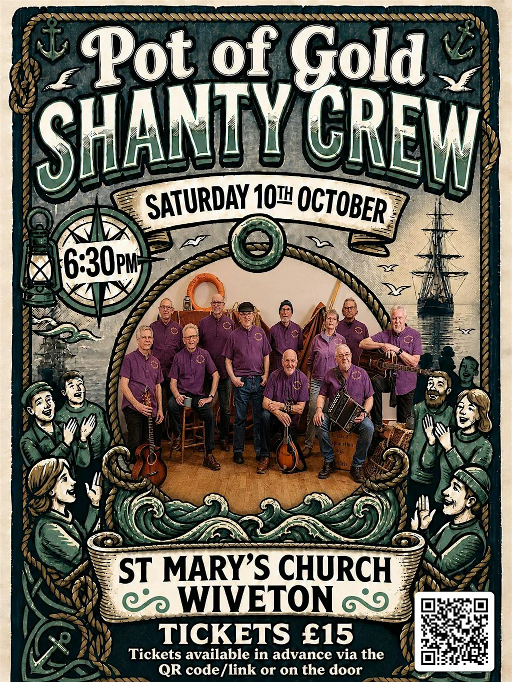 Pot of Gold Shanty Crew at St Mary the Virgin Church - Wiveton