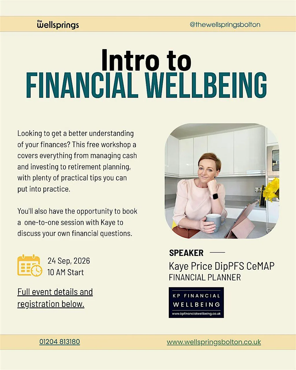Intro to Financial Wellbeing at The Wellsprings