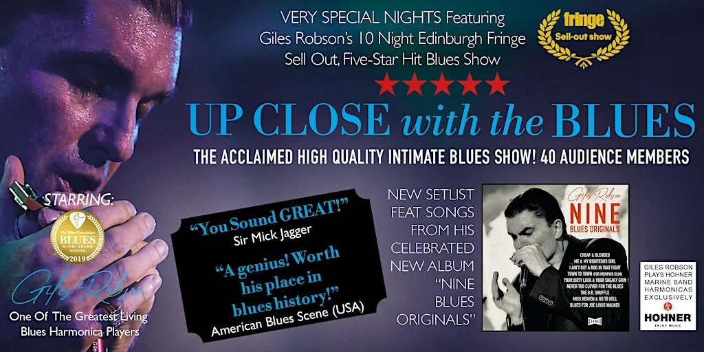 Up Close With The Blues At McChuills, Glasgow at McChuills Music Bar & Venue