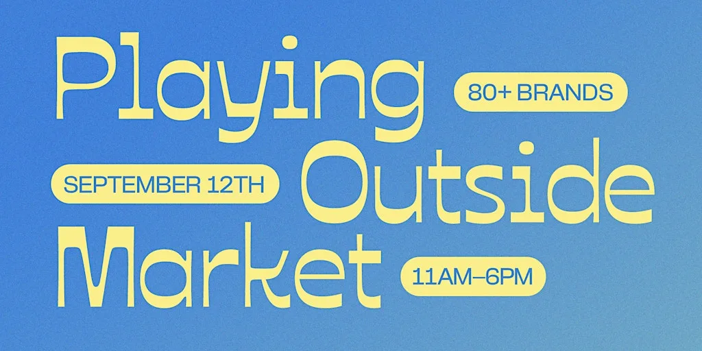 Playing Outside Market at Corner Corner