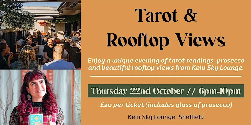 Tarot & Rooftop Views at Kelu Sky Lounge Sheffield