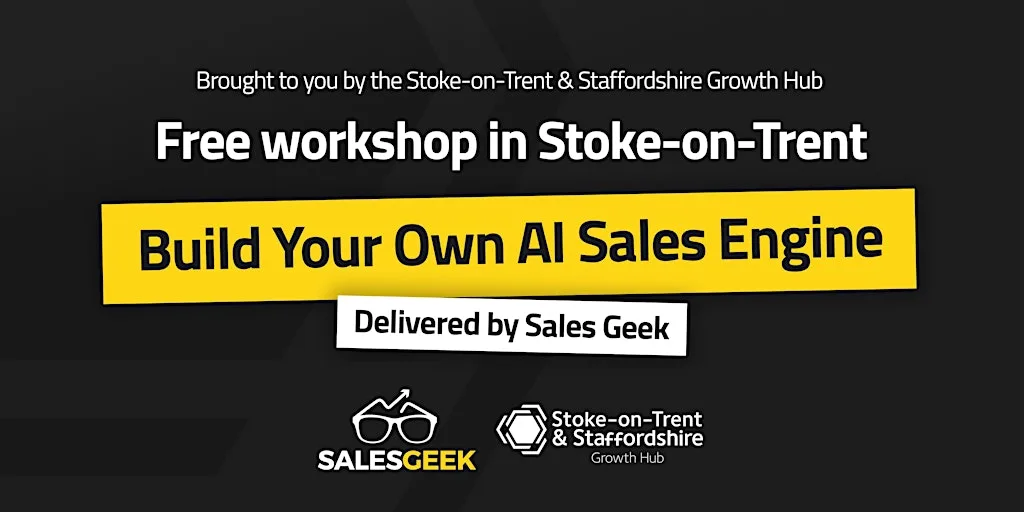 Free workshop: Build Your Own AI Sales Engine at Stoke City Football Club