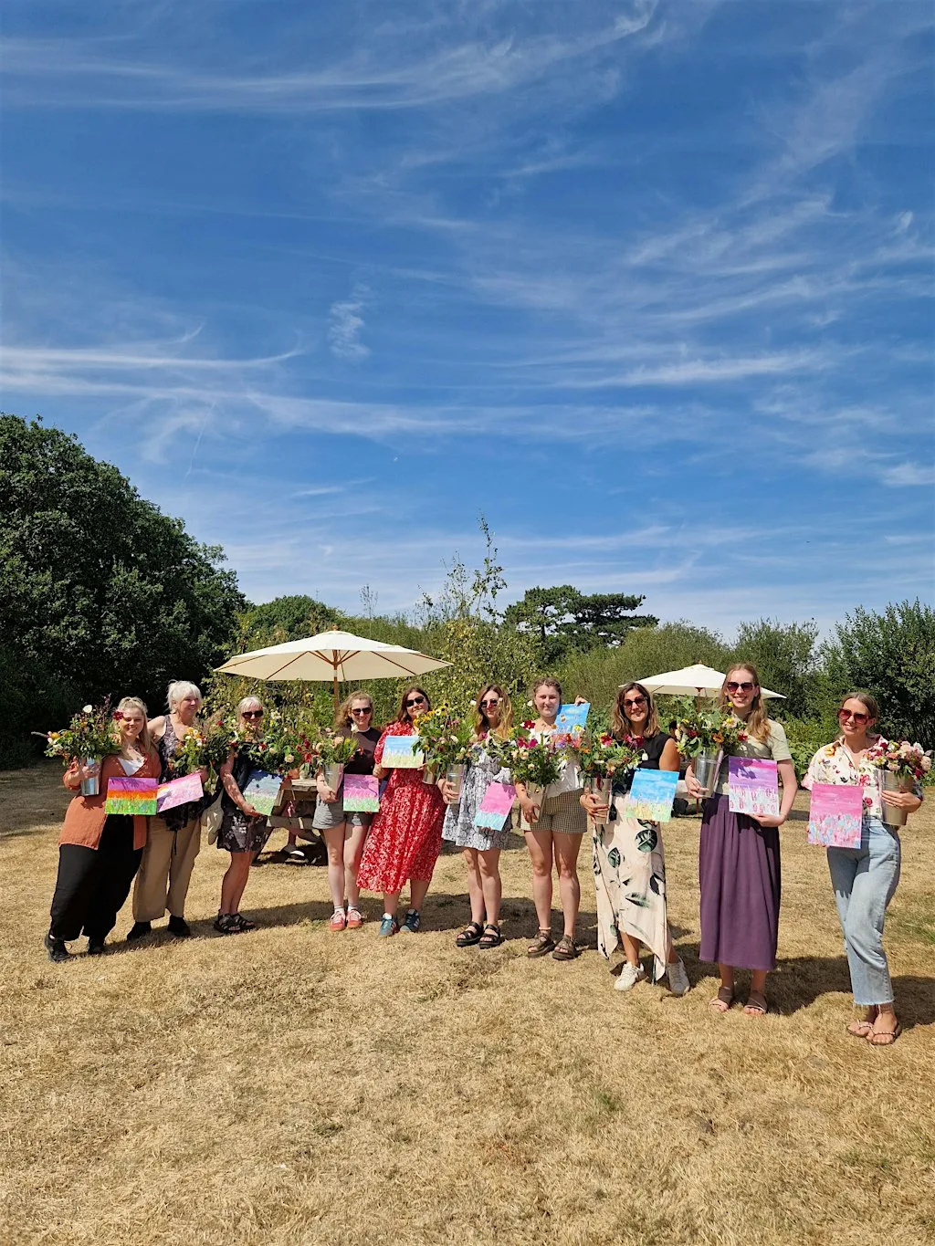 Flower Farm Picnic & Paint at The Flower Farm Denstroude