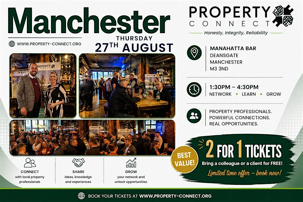 Property Connect Manchester Premier property Networking at Manahatta Deansgate