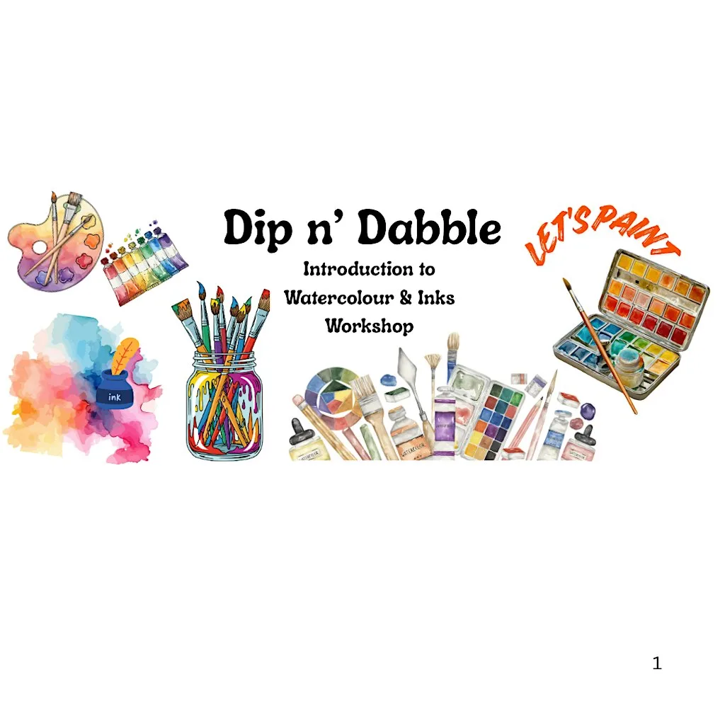 Introduction to Water Colours - Dip n' Dabble at 23 Museum St
