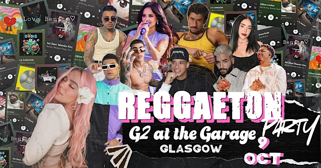 Reggaeton Party (Glasgow) October 2026 at G2 The Garage