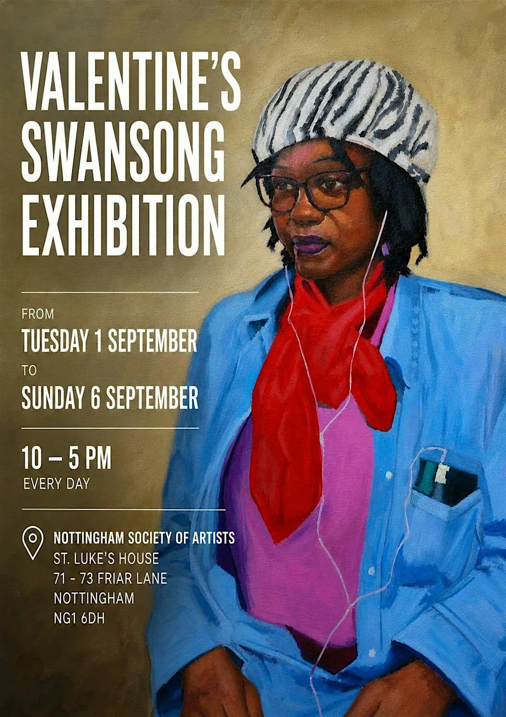 Valentines swansong exhibition at Nottingham Society Of Artists
