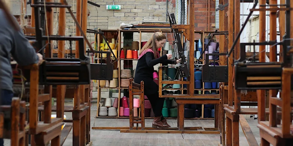 Weaving in a Day at Sunny Bank Mills Farsley