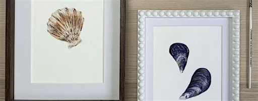 Shell Painting Watercolour Art Workshop at SPARK York