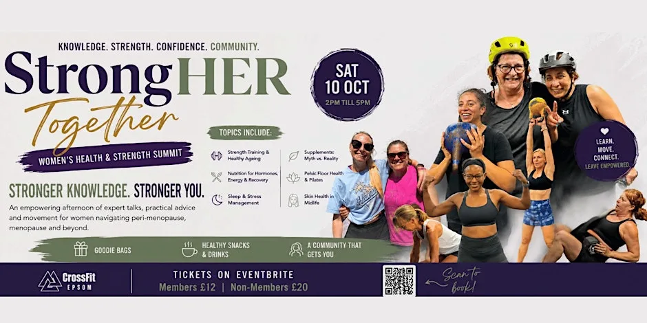 StrongHER Together - Women's Health & Strength Summit at Ascension Training - CrossFit Epsom