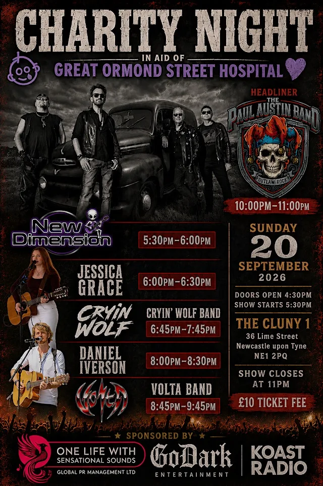 Charity Night in Aid of Great Ormand Street at The Cluny