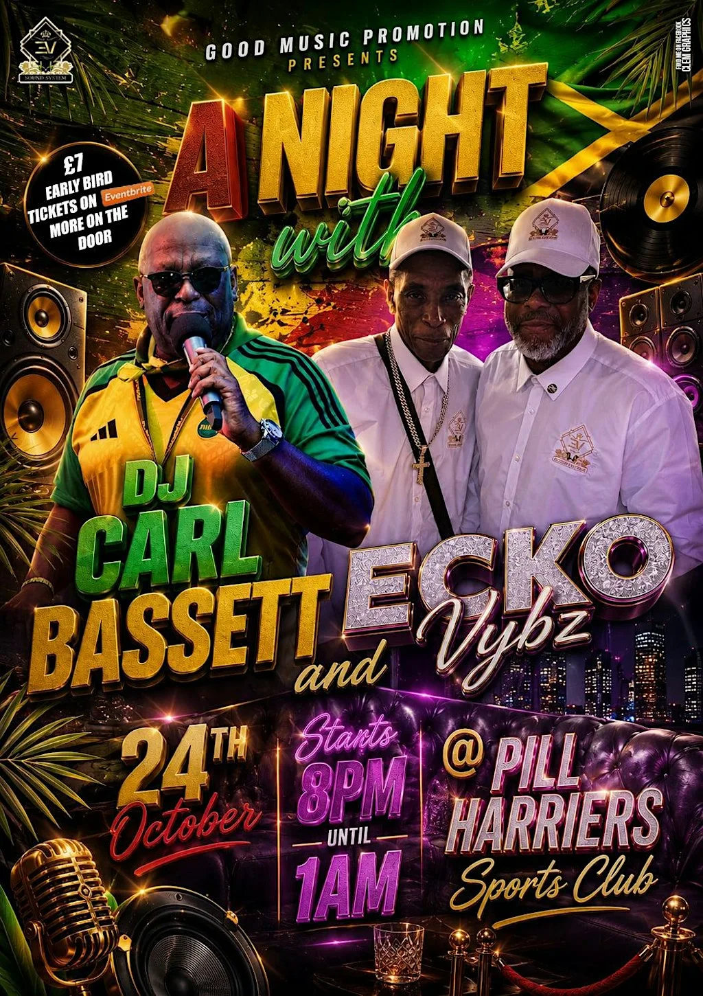 A Night with DJ Carl Bassett & Ecko at Pill Harriers Sports Club