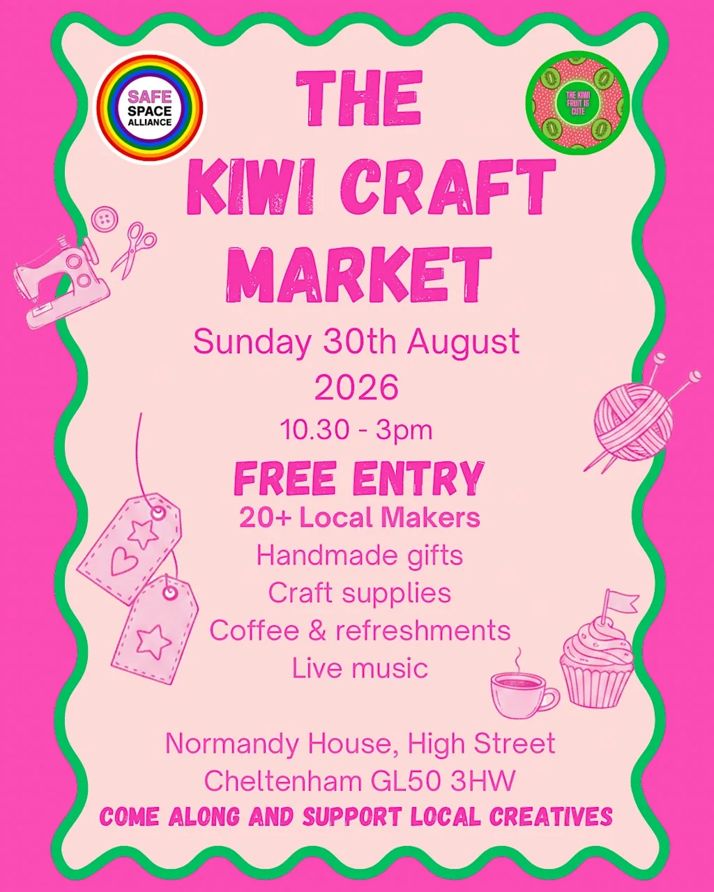 Kiwi Craft Market at The Kiwi Fruit is Cute