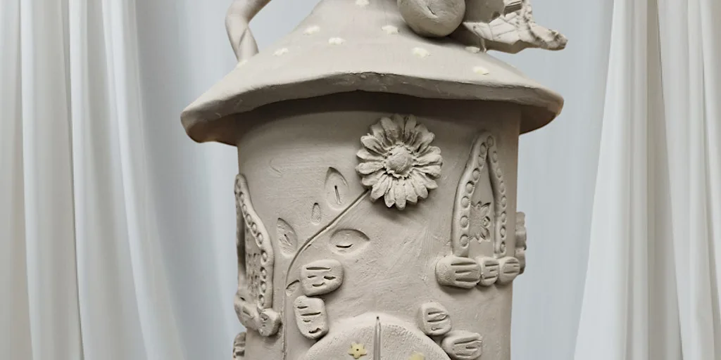 Ceramic Hand Building Workshop - Fairy House Tealight