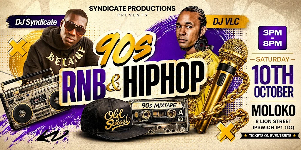 Old Skool 90s RNB & Hip Hop with DJ Syndicate & DJ VLC at The Moloko