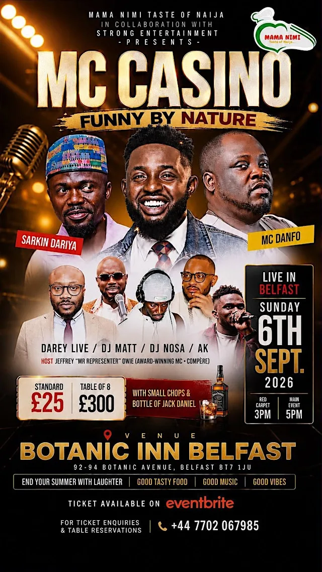 MC CASINO FUNNY BY NATURE at BOTANIC INN BELFAST