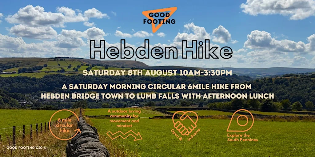 Hebden Bridge Hike & Lunch at The Town Hall, Hebden Bridge