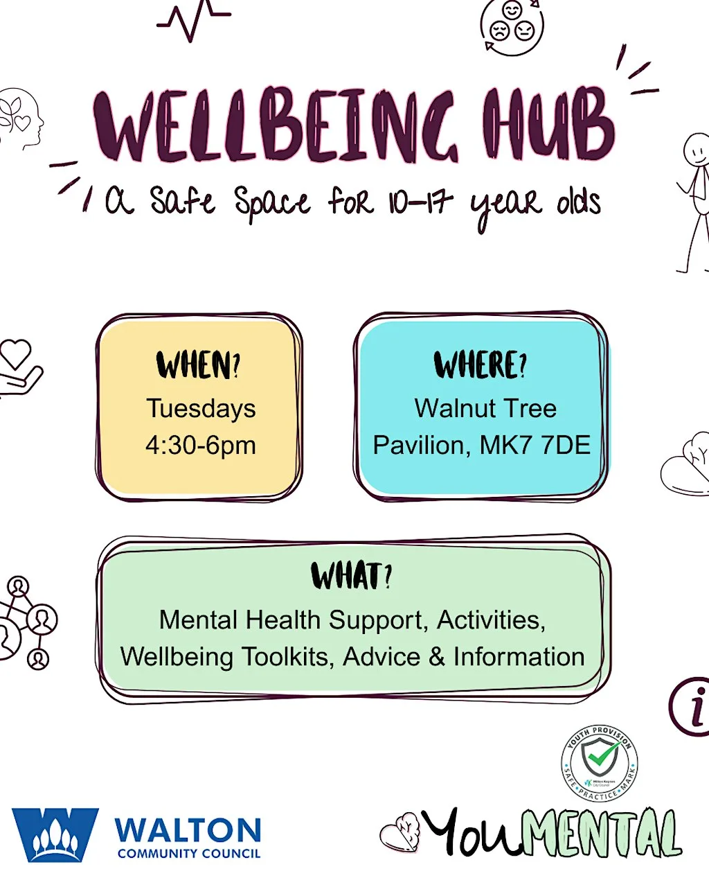 Wellbeing Hub in Walnut Tree at Walnut Tree Sports Ground, Bourton Low, Walnut Tree, Milton Keynes