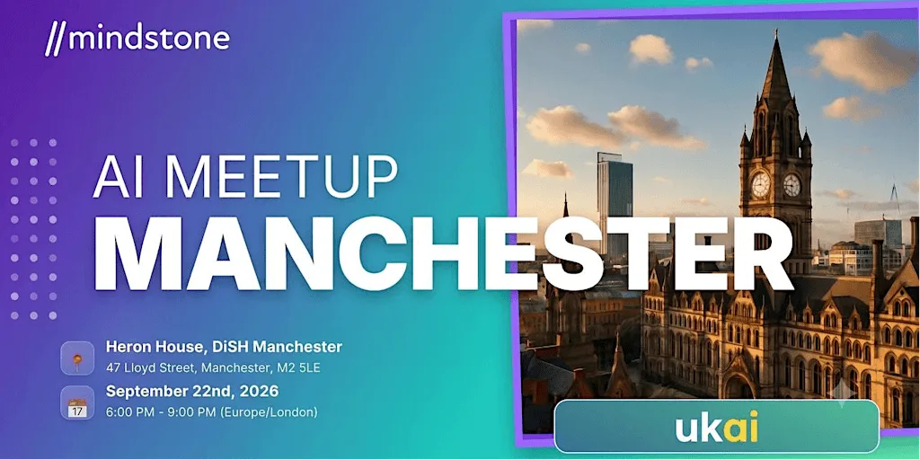 Mindstone Manchester September AI Meetup