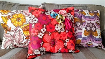 Vintage Cushion Class with Rachel COAST Funded by Swansea Council