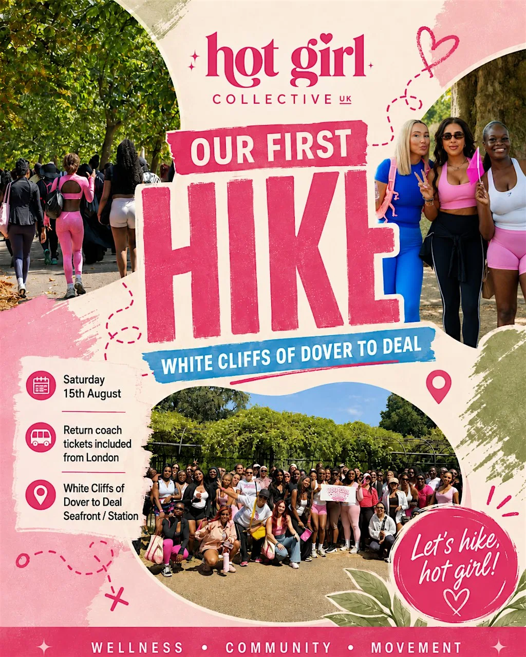 Hot Girl Collective UK: Hot Girl Hike Edition