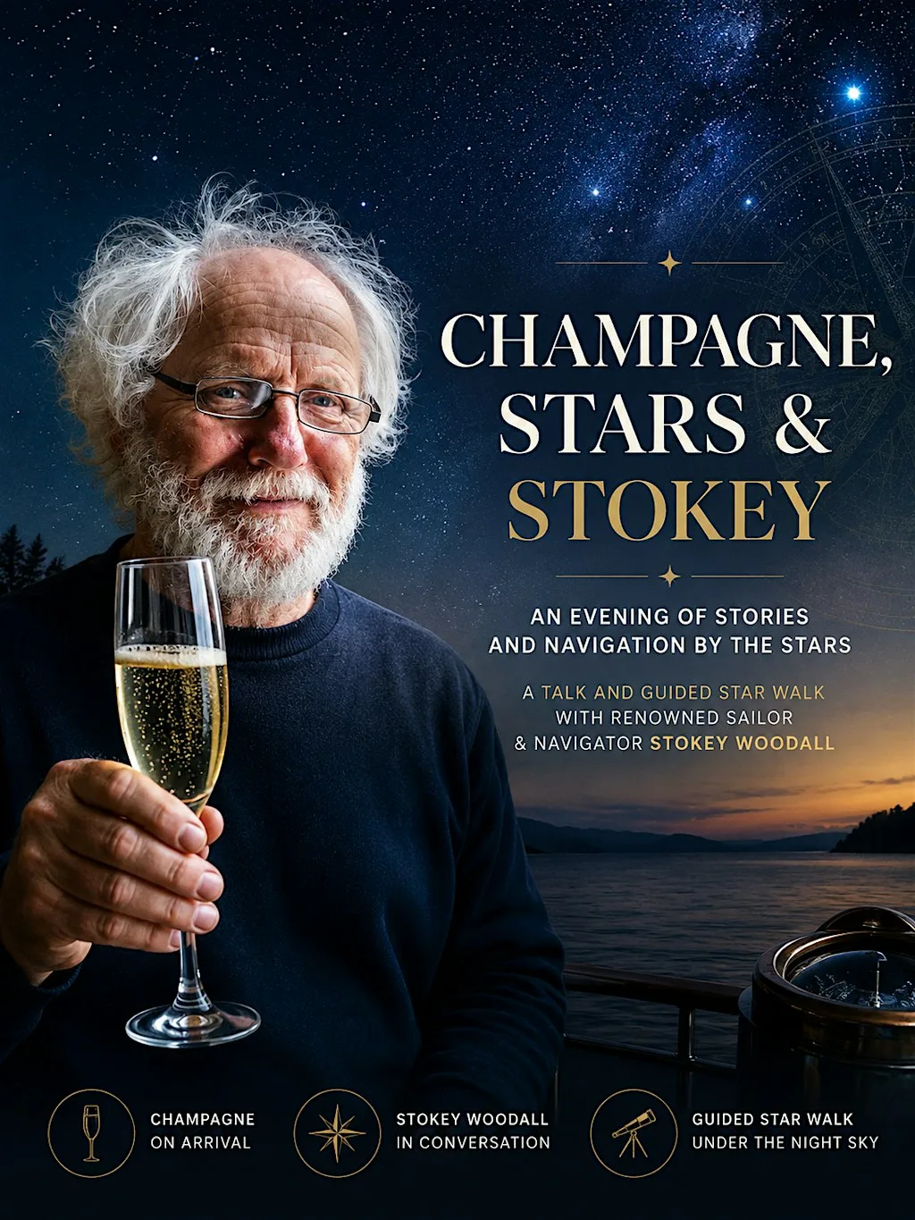 Champagne, Stars and Stokey at Ventnor Arts Club