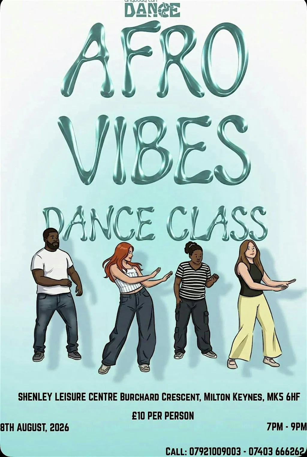 All Stages Afro Dance Class at Shenley Leisure Centre