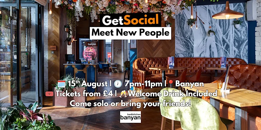Newcastle Social for Young Professionals (20s–40s) | Meet New People at Banyan Bar & Kitchen - Newcastle