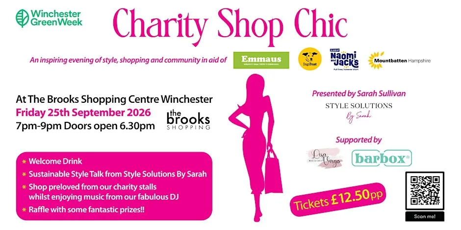 Charity Shop Chic - an inspiring evening of style, shopping and community at The Brooks Shopping Centre