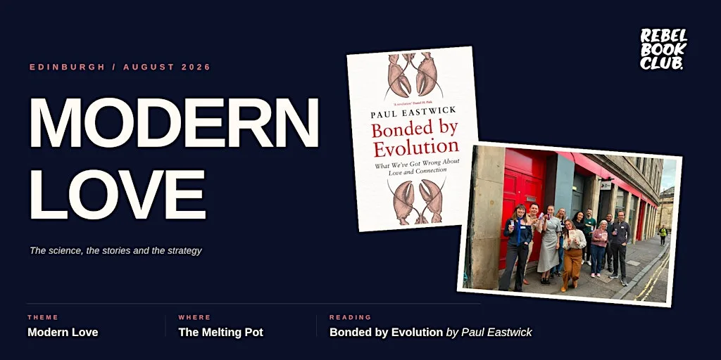 Rebel Book Club Edinburgh x MODERN LOVE at The Melting Pot Consultancy