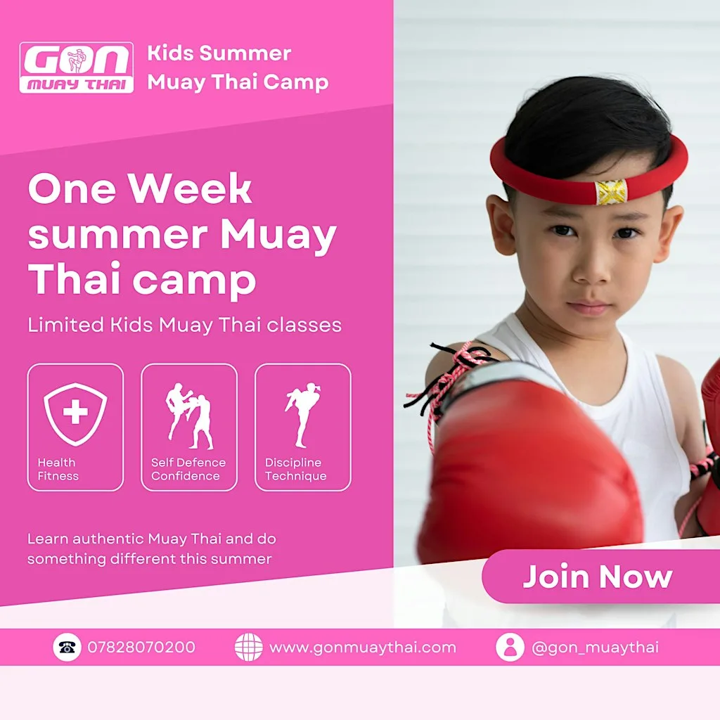 One Week Summer Muay Thai Kids Camp - 12 to 15