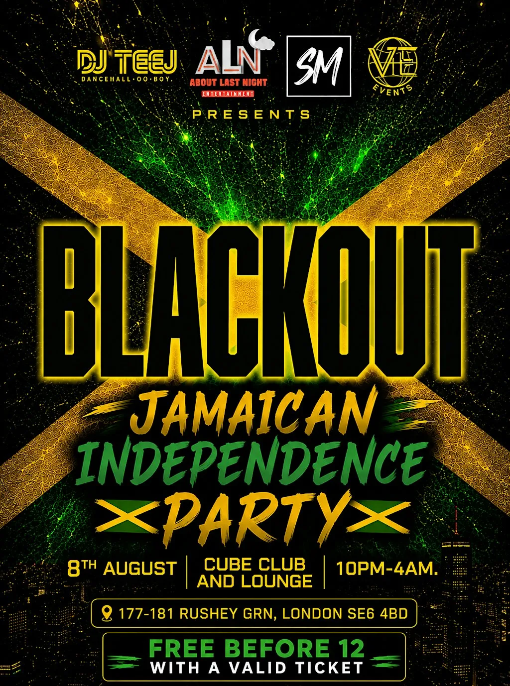 Blackout Jamaican Independence Special Free Before 12AM