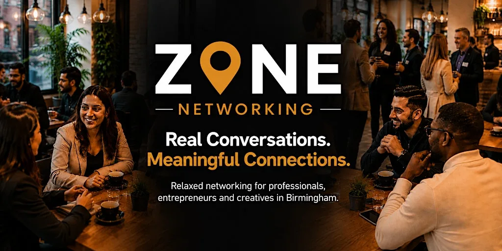 Zone Networking | Birmingham Professionals, SMEs & Entrepreneurs | Sep 2026 at The Good Intent