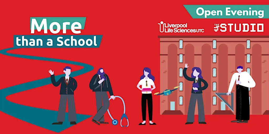 Liverpool Life Sciences UTC and The Studio Ignite & Year 10 Open Evening at CUC building