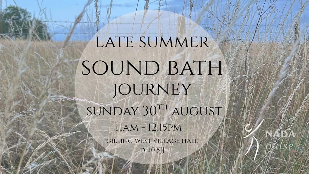 Late Summer Sound Bath at Gilling West Village Hall