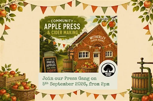 Pressed for Good Community Fruit Pressing at Witherley Parish Room