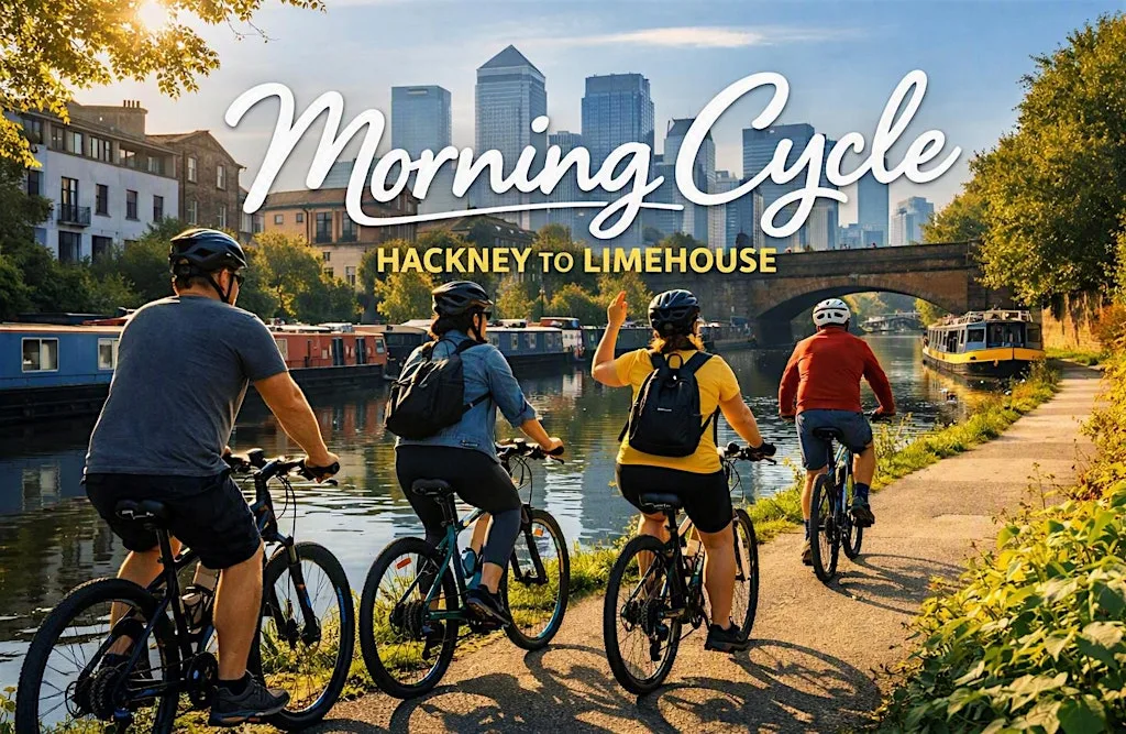 Morning Social Ride: Hackney to Limehouse at Stoke Newington Cricket Club