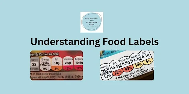 Understanding Food labels at Manor Drive Medical Centre