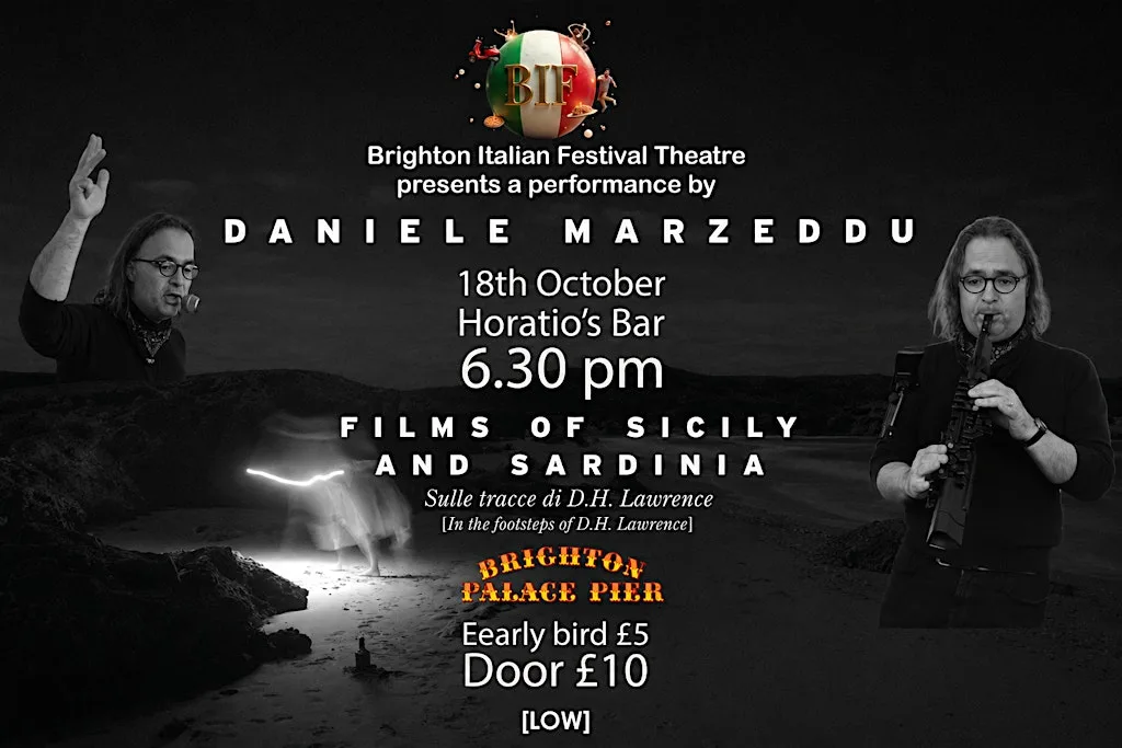 A Performance by Daniele Marzeddu: Films of Sicily and Sardinia - at Horatios Bar