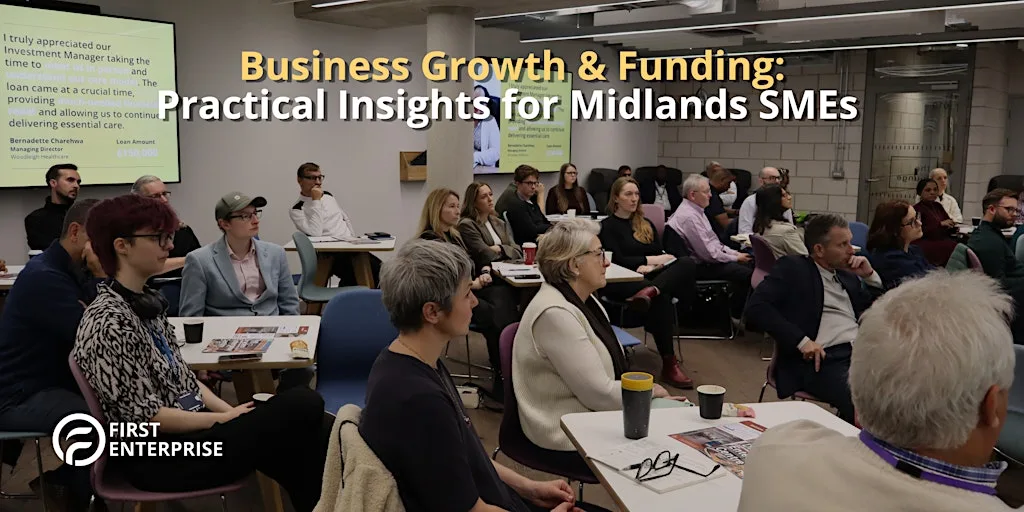 Business Growth & Funding: Practical Insights for Midlands SMEs at Dryden Enterprise Centre