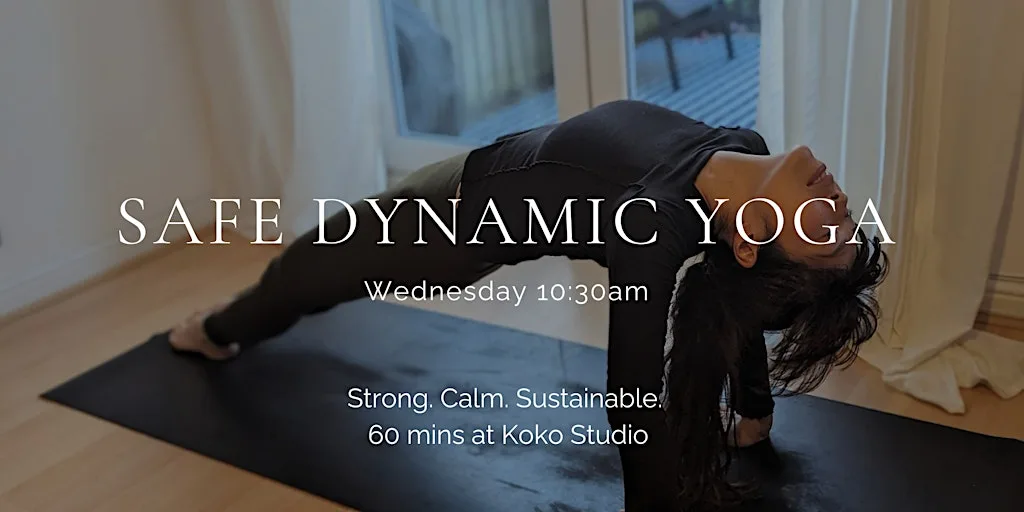 Safe Dynamic Yoga — Wednesday 10:30am