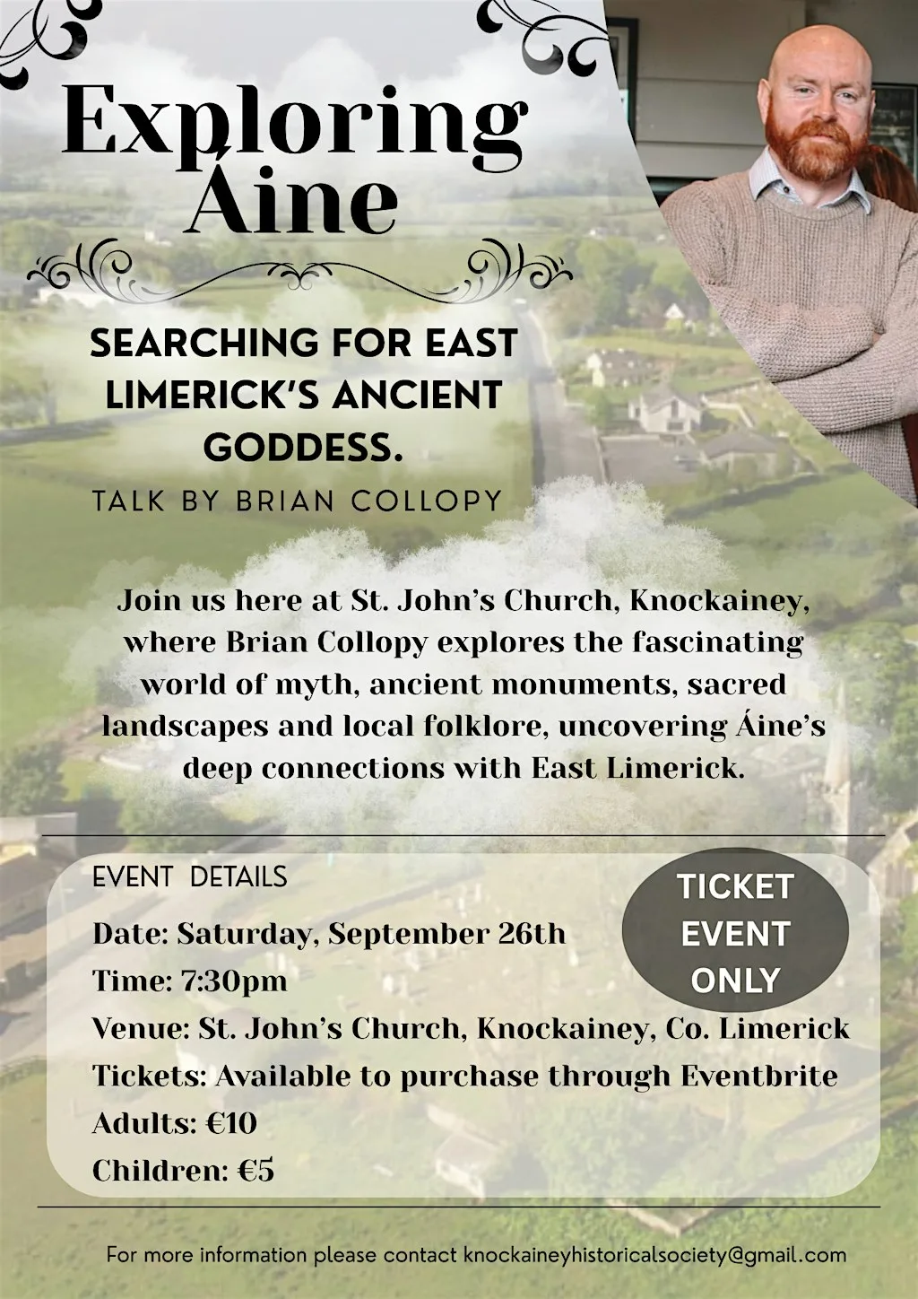 Exploring Áine - Talk with Brian Collopy at St. John's Church Knockainey Co Limerick