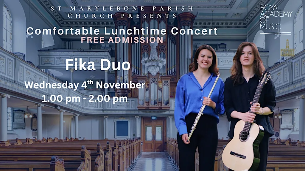 Free Lunchtime Guitar and Flute Concert at St Marylebone Parish Church