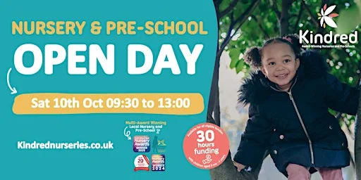 Kindred Waddesdon Nursery and Pre-School Open Day - 10th October 2026
