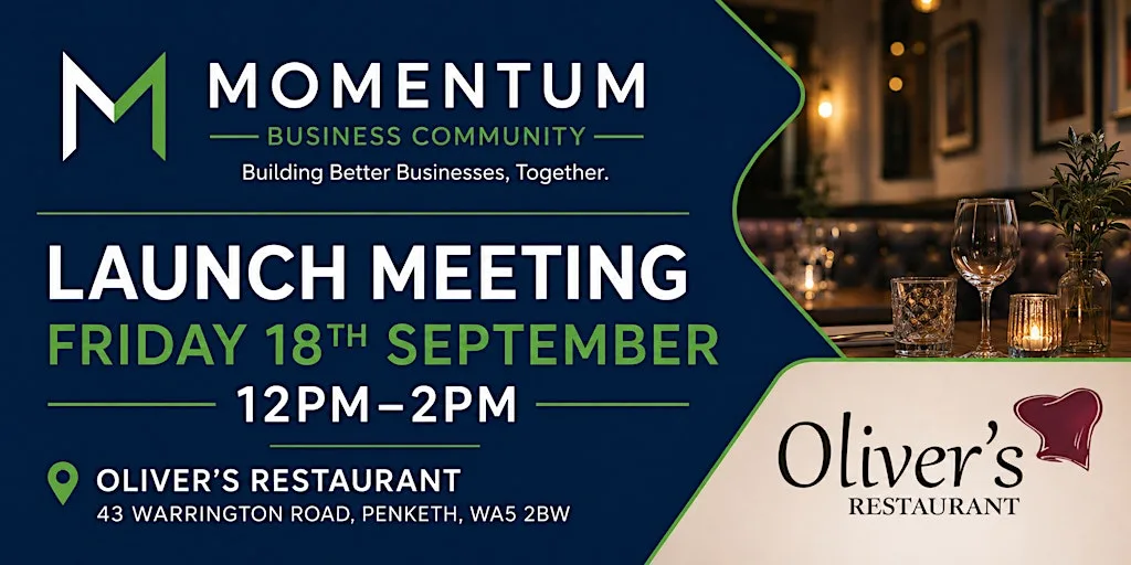 Momentum Business Community Lunch Club at Oliver's Restaurant