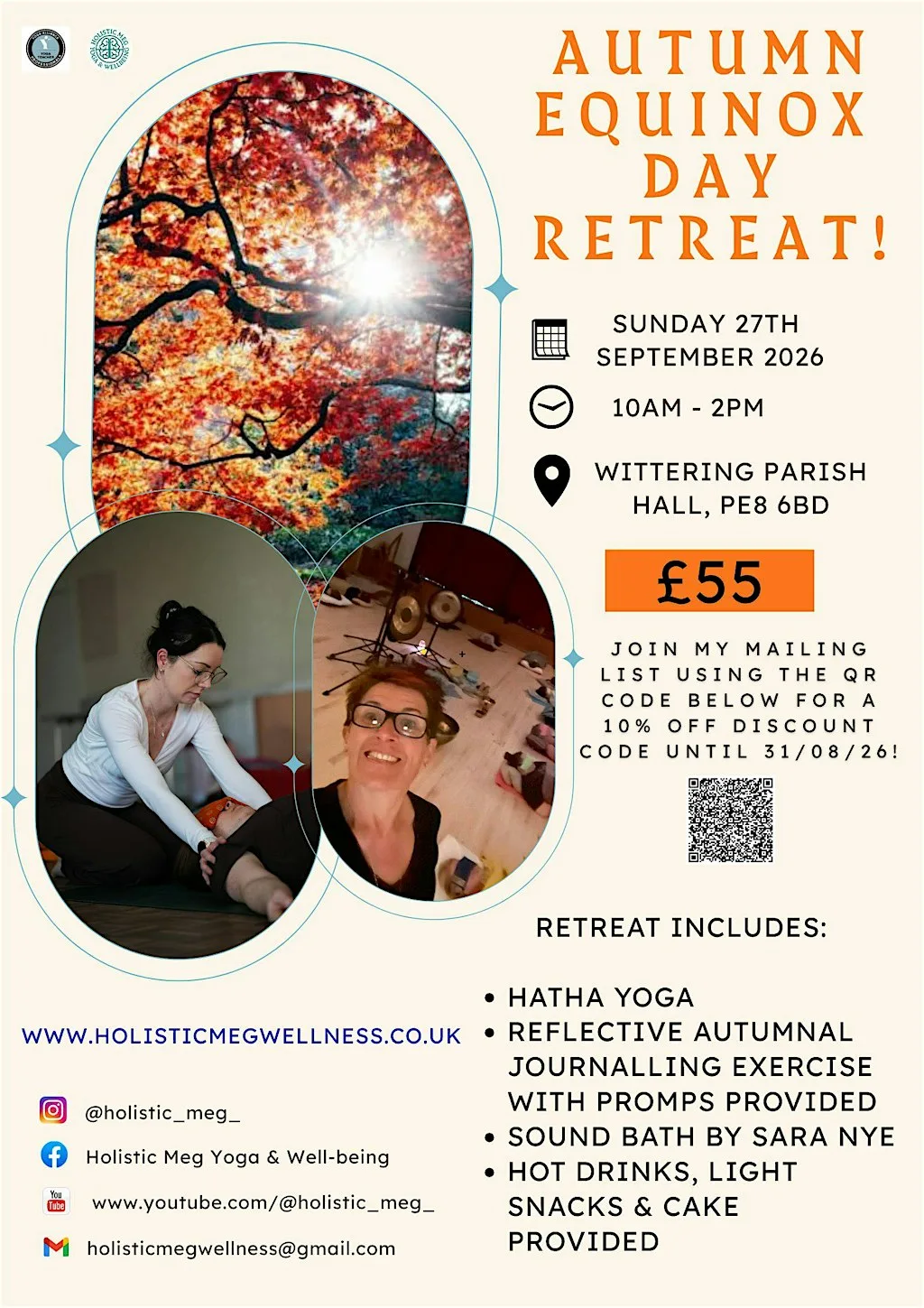 Autumn Equinox Day Retreat at Wittering Parish Hall