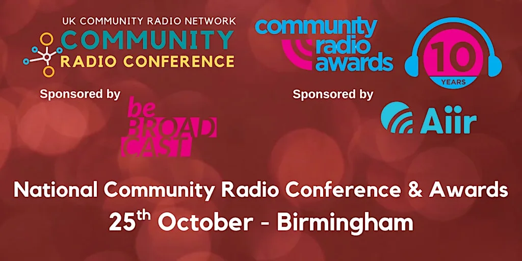 2026 Community Radio Conference and Community Radio Awards at Gas Street Central
