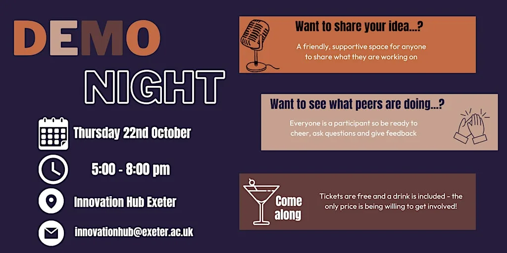 Demo Night Exeter at Exeter Innovation Hub