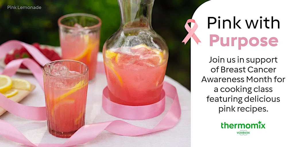Pink with Purpose Cooking with Themomix-Barbara's Team at Thermomix® - Southampton Branch